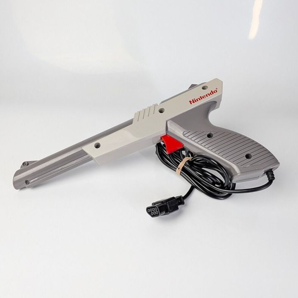 Grey Zapper Light Gun - Authentic and Tested - NES